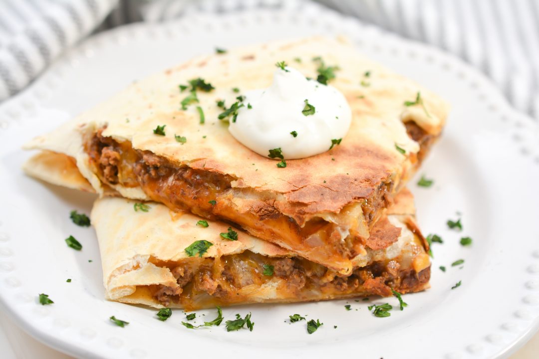 Beef and Cheese Quesadilla Sweet Pea's Kitchen