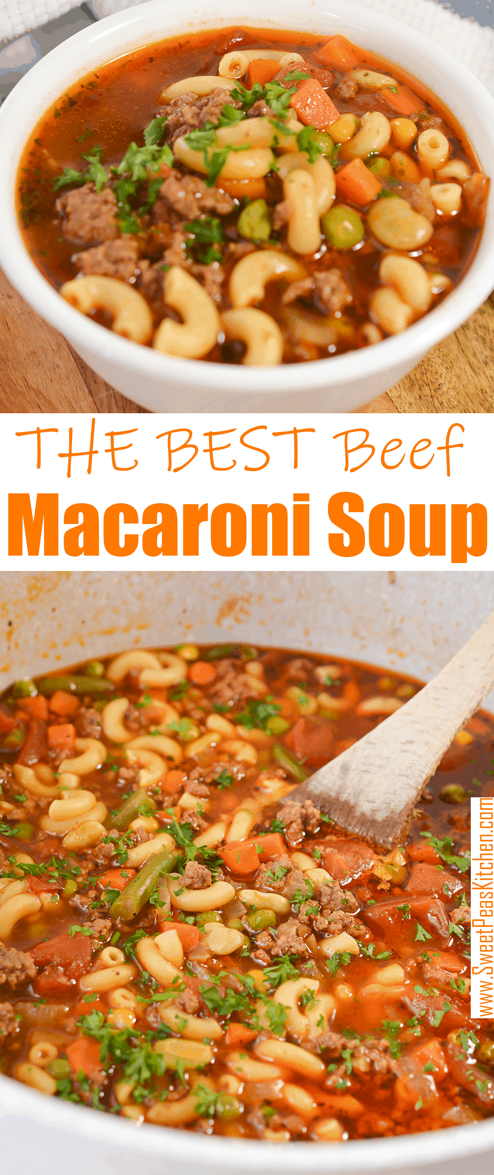 Beef and Macaroni Soup