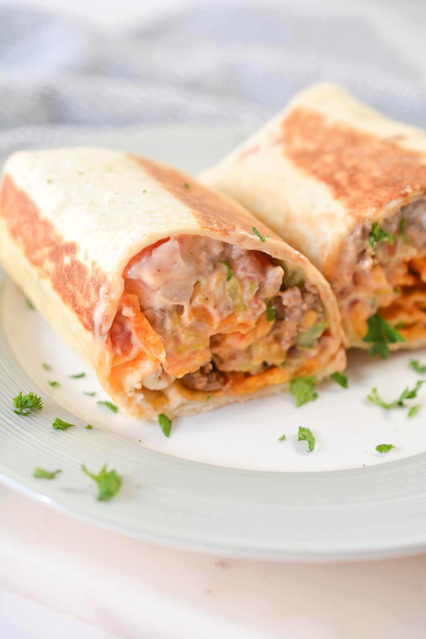 Beefy Nacho Cheese Wrap Sweet Pea's Kitchen