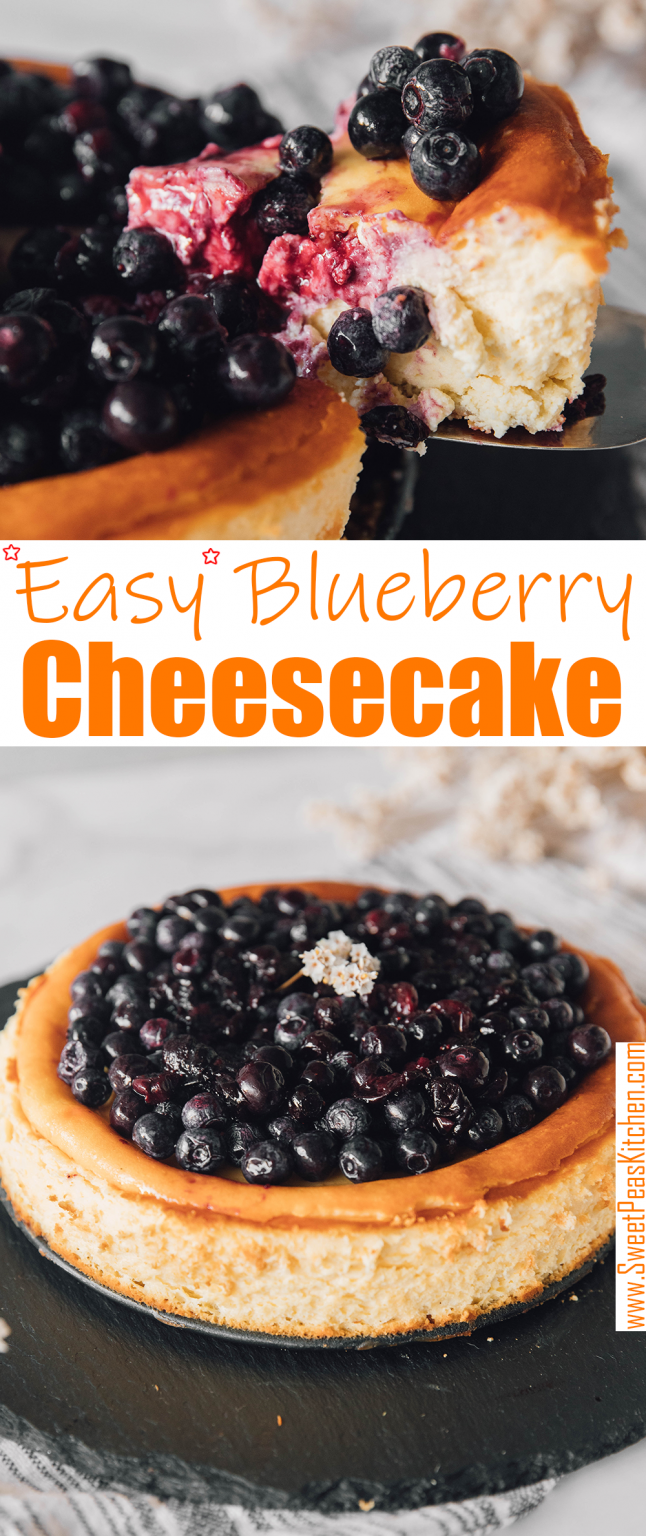 Blueberry Cheesecake - Sweet Pea's Kitchen