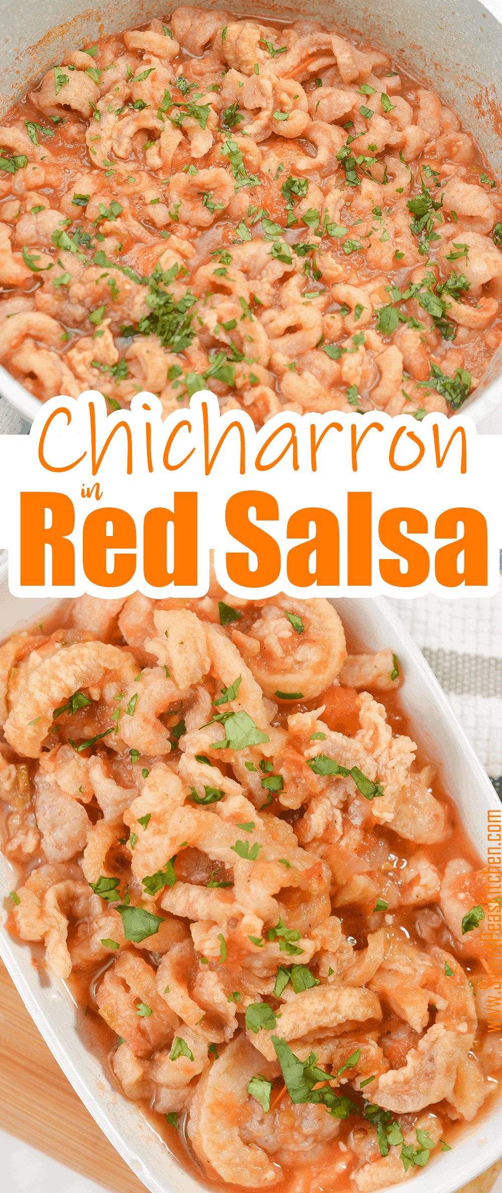 Chicharron in Red Salsa