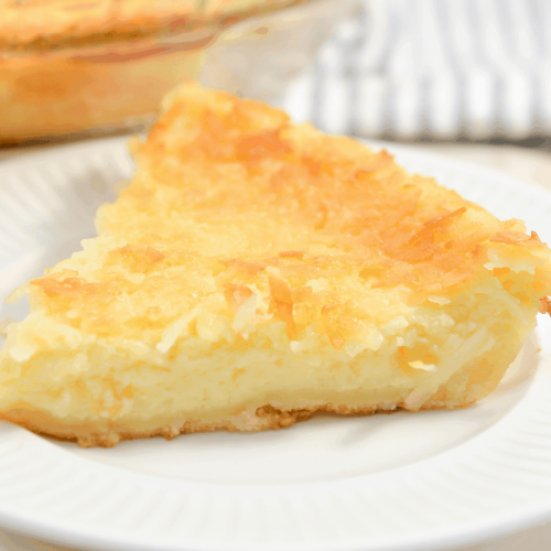 Coconut Custard Pie - Sweet Pea's Kitchen