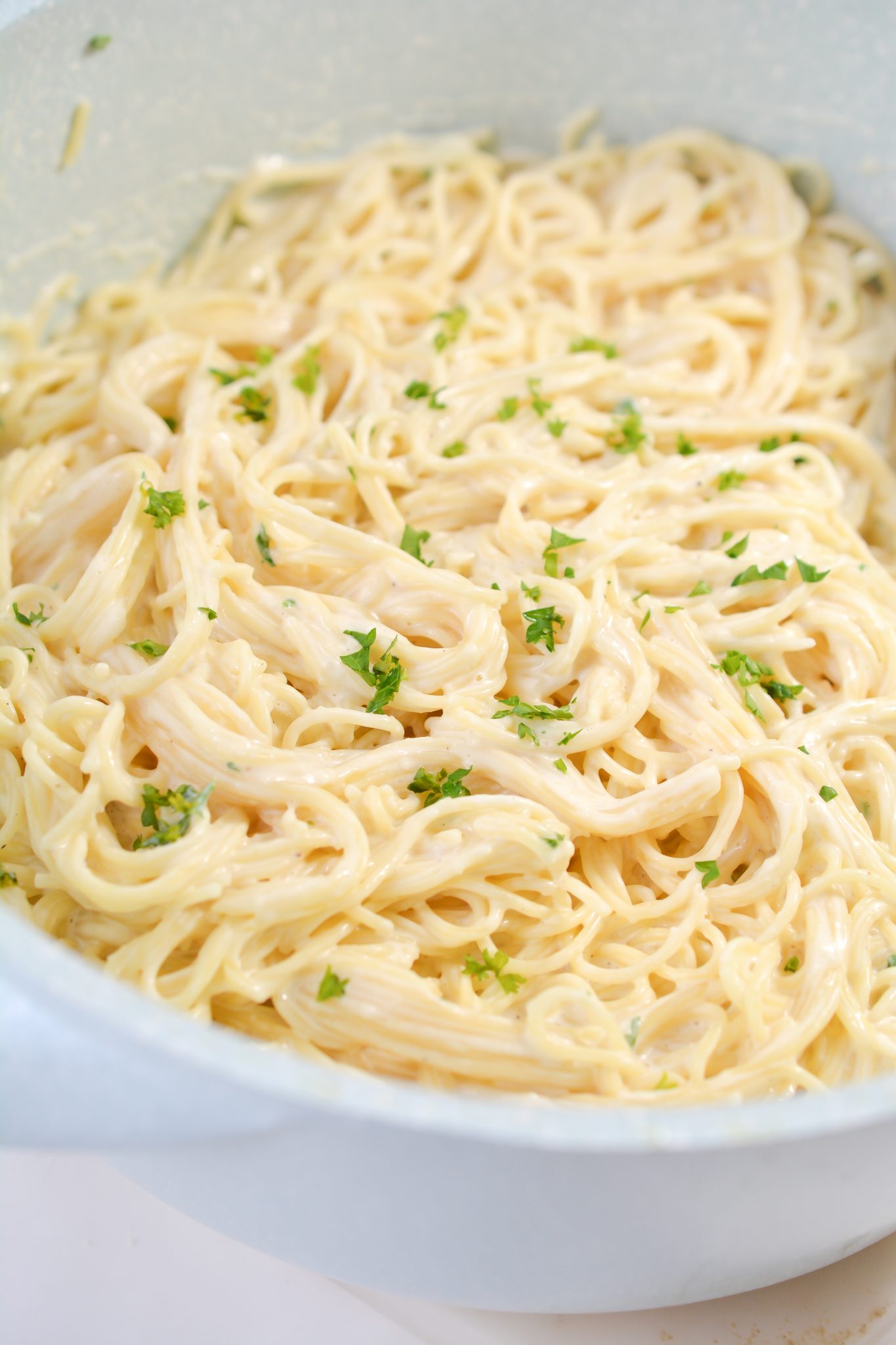 Cream Cheese Garlic Alfredo Sauce - Sweet Pea's Kitchen