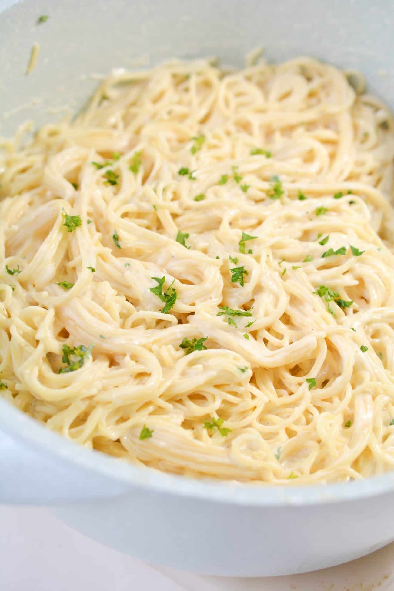 Cream Cheese Garlic Alfredo Sauce