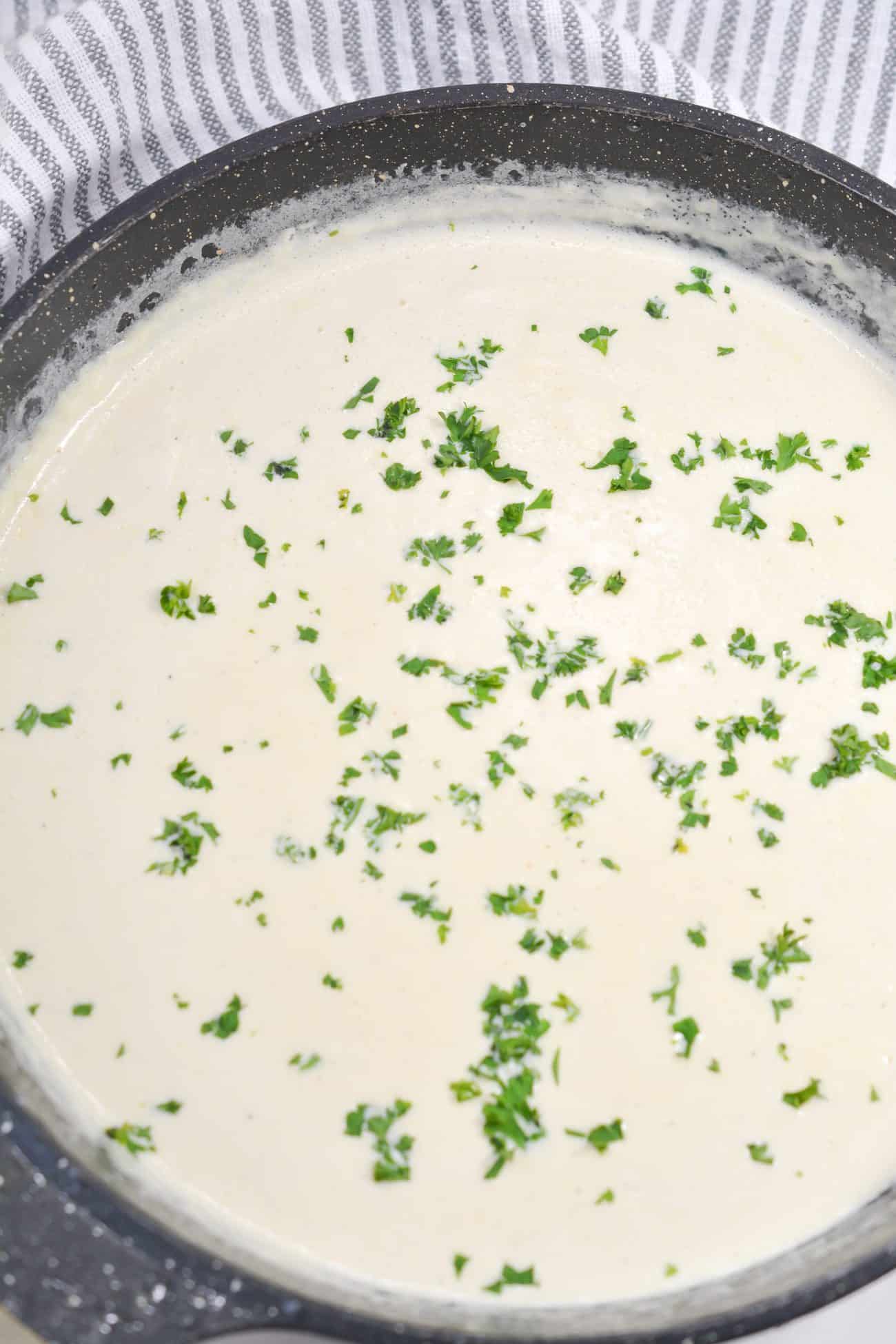 Cream Cheese Garlic Alfredo Sauce