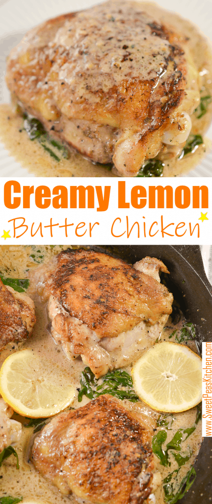 Creamy Lemon Butter Chicken - Sweet Pea's Kitchen