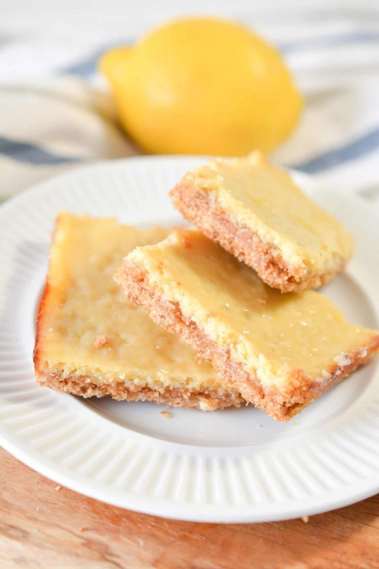 Creamy Lemon Squares - Sweet Pea's Kitchen