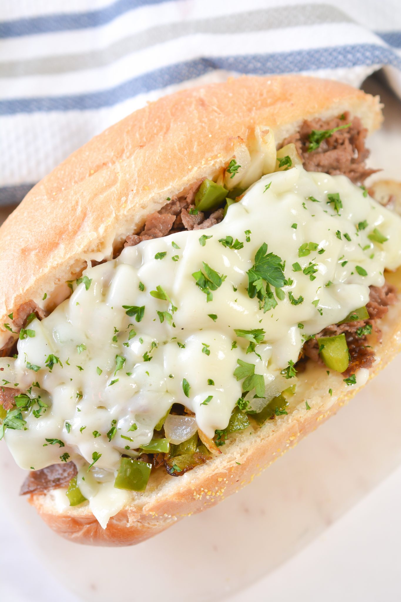 Homemade Cheesesteak Subs - Sweet Pea's Kitchen