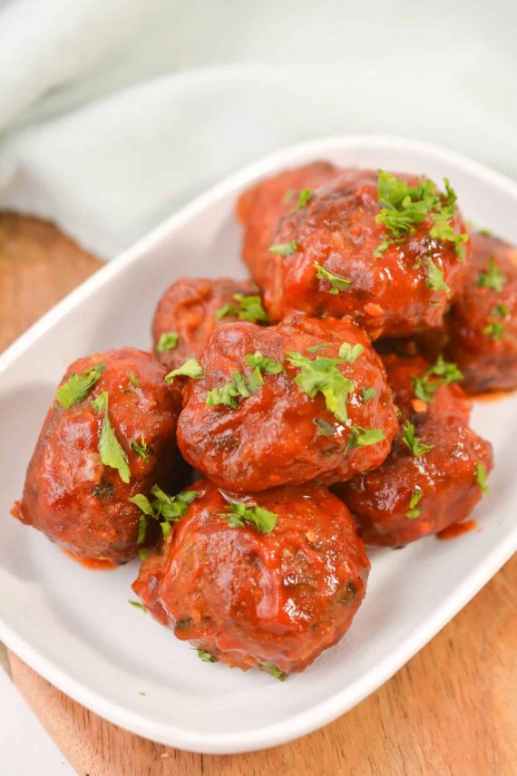 Sweet and Sour Meatballs - Sweet Pea's Kitchen