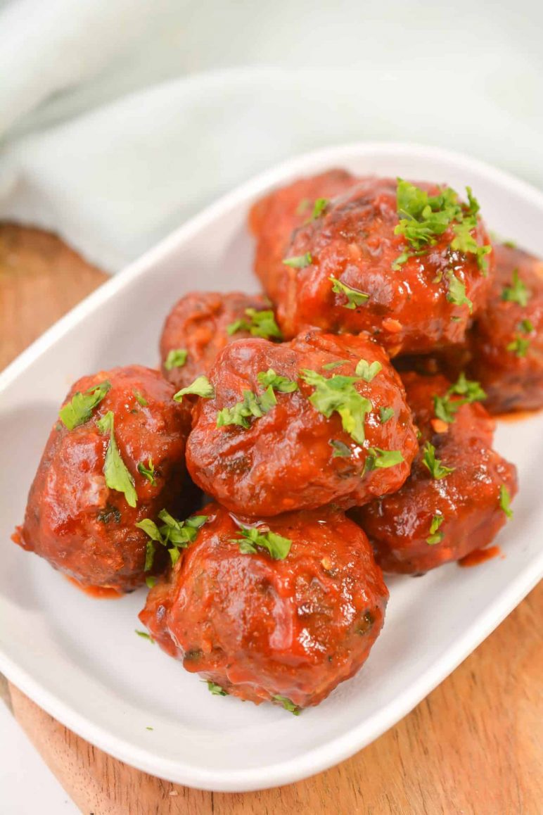 Honey Sriracha Turkey Meatballs Sweet Peas Kitchen