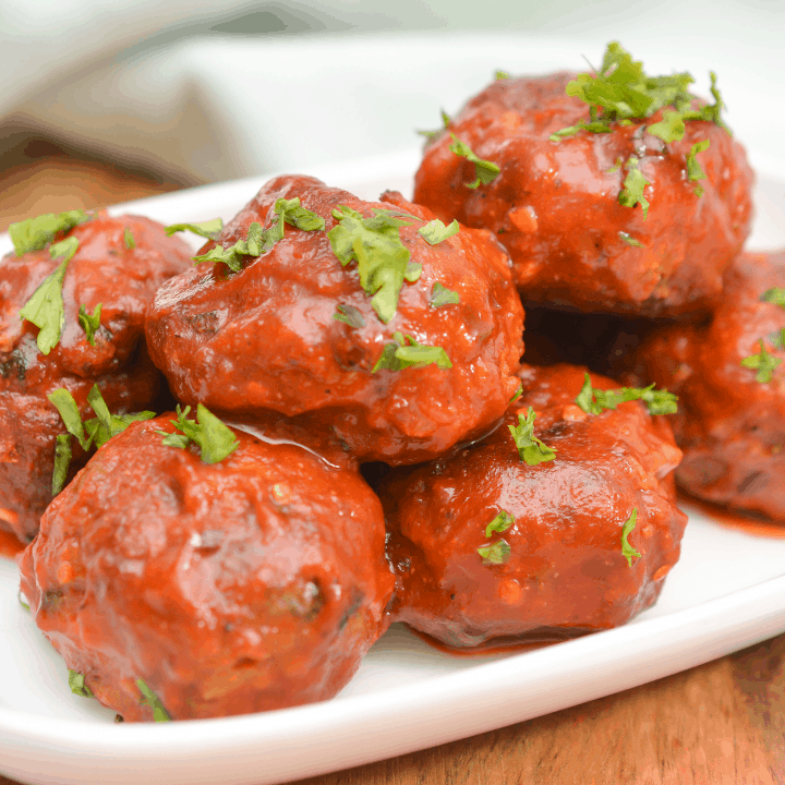 Honey Sriracha Turkey Meatballs