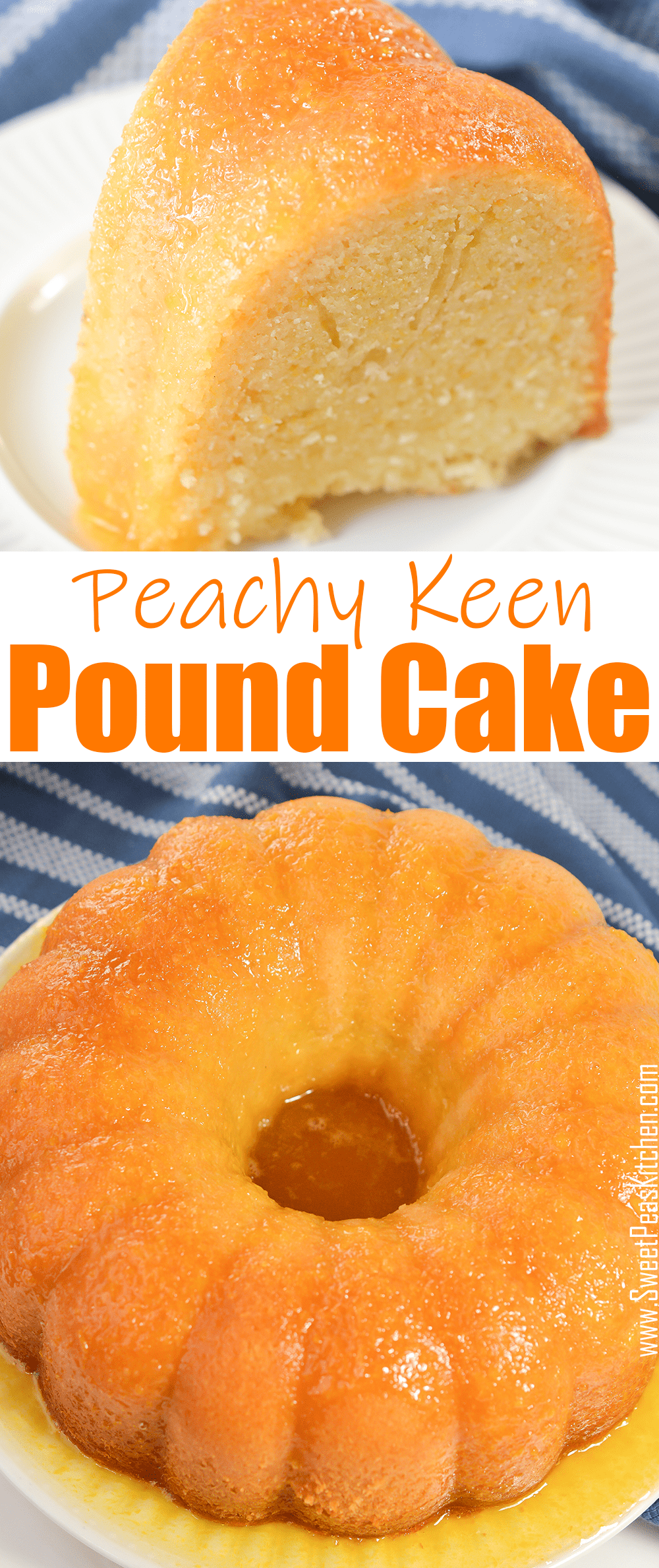 Peachy Keen Pound Cake