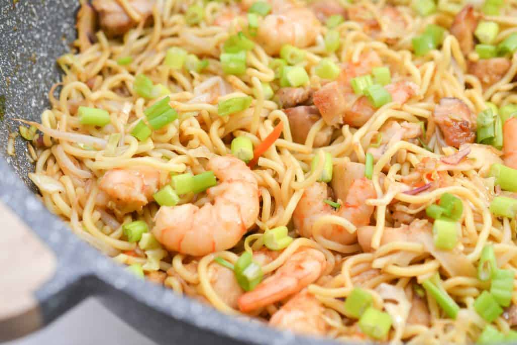 Shrimp and Chicken Chow Mein - Sweet Pea's Kitchen