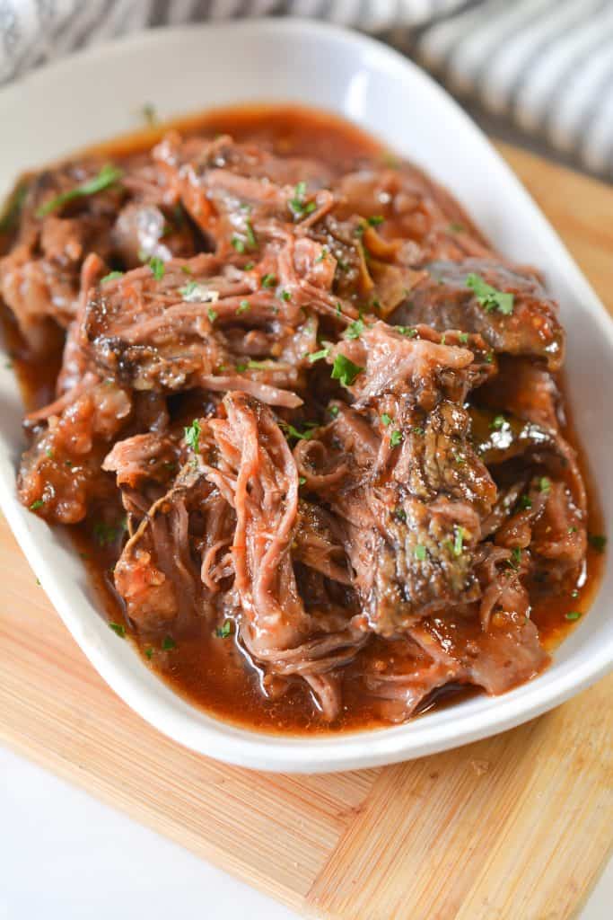 Slow Cooker Barbequed Beef Ribs - Sweet Pea's Kitchen