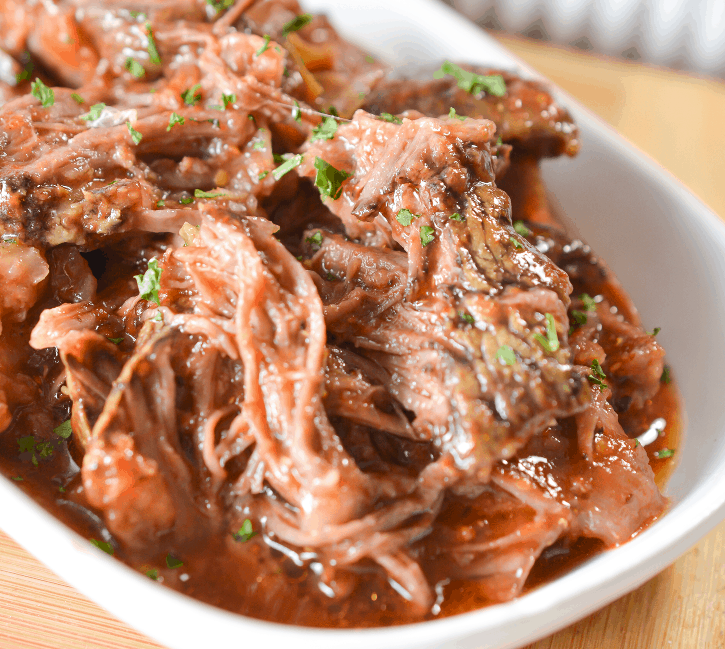 Slow Cooker Barbequed Beef Ribs - Sweet Pea's Kitchen