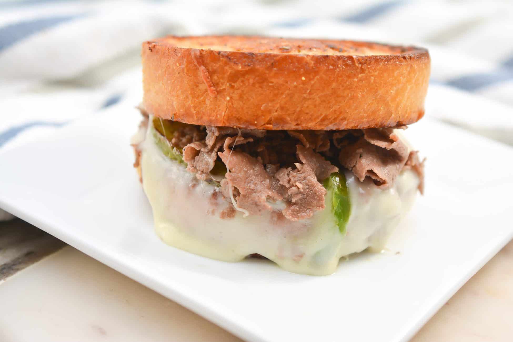 Steak and Cheese Garlic Toast Sweet Pea's Kitchen