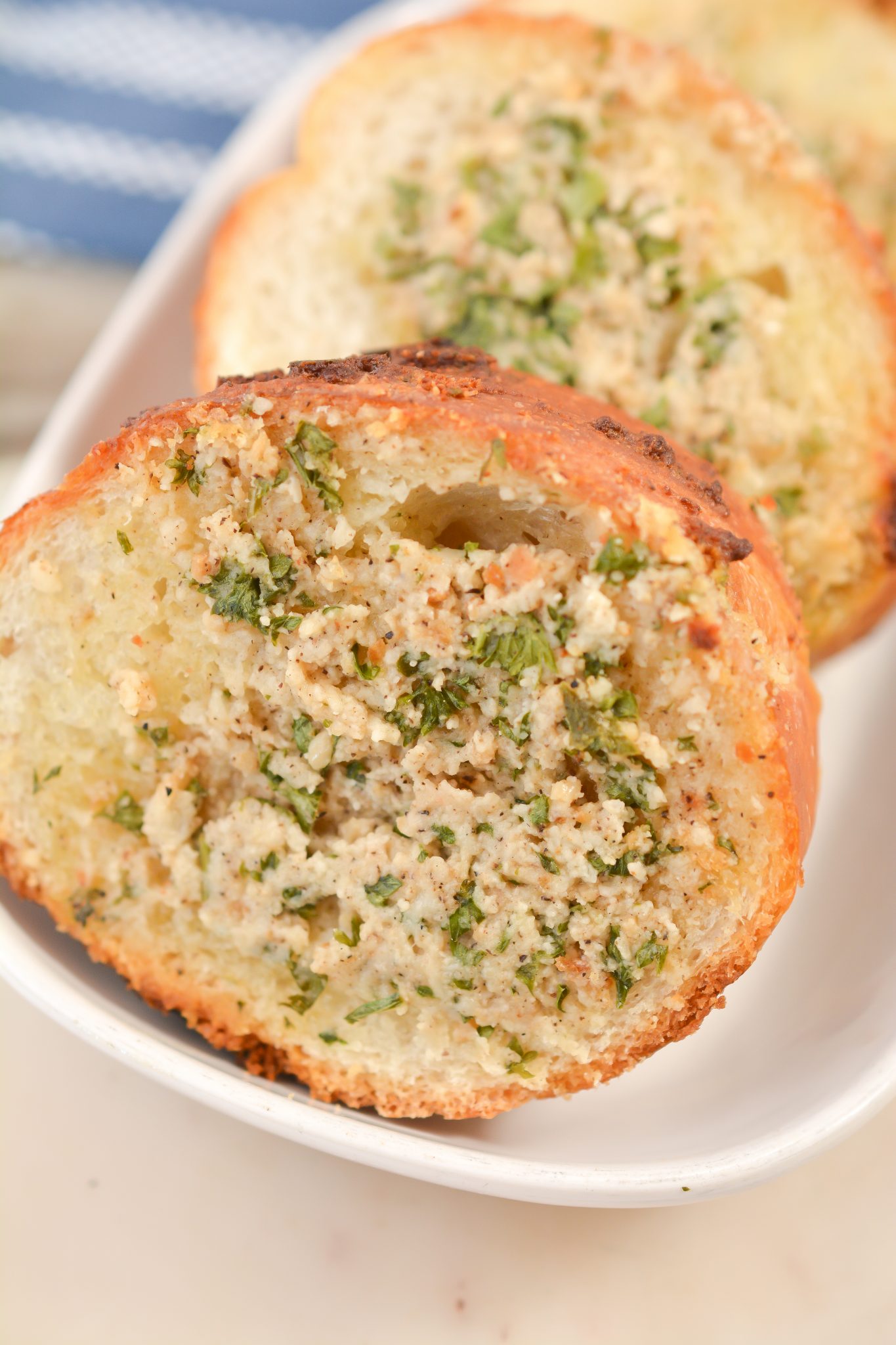 Stuffed garlic bread - Sweet Pea's Kitchen