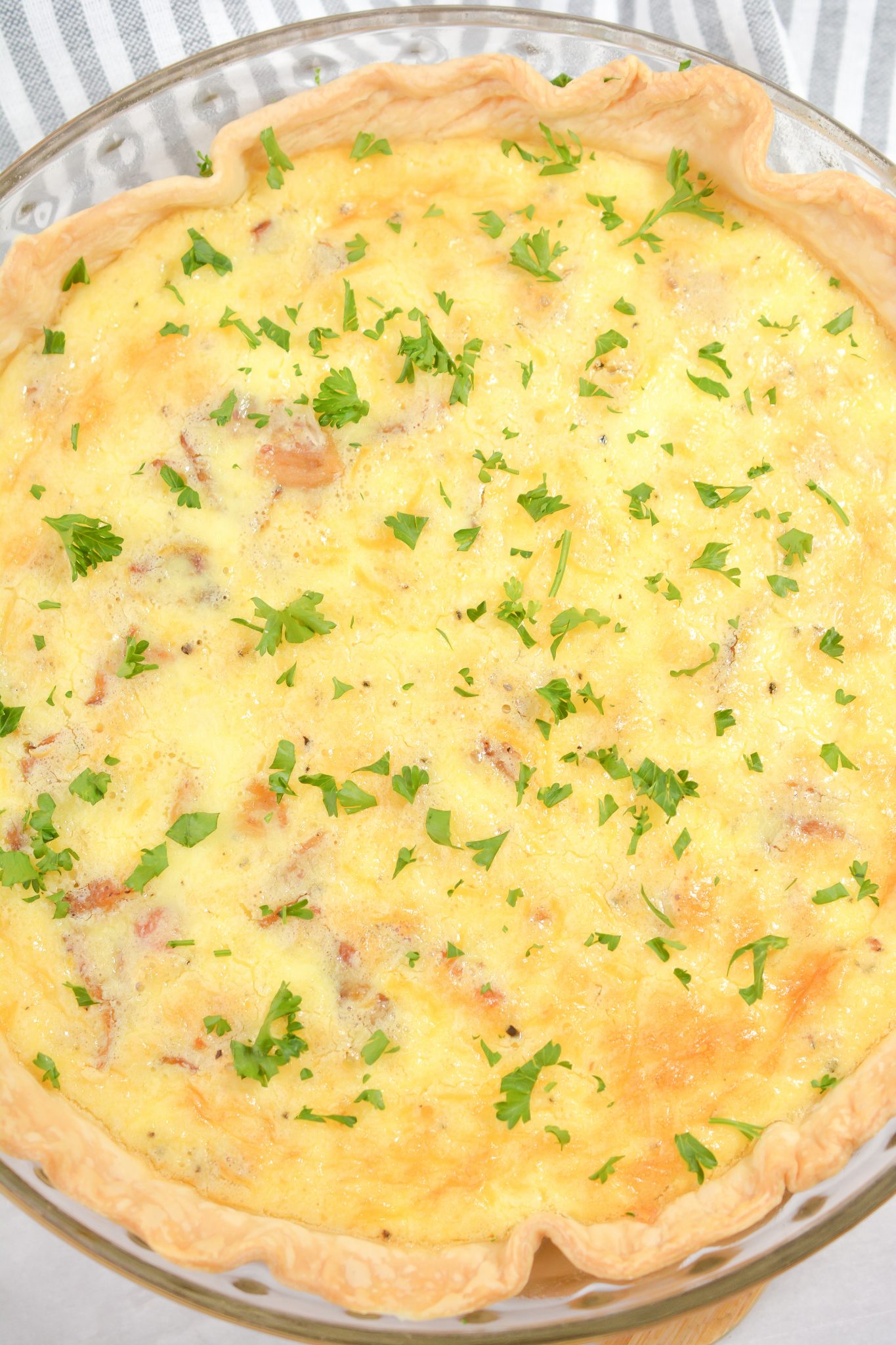 Bacon and Cheese Quiche Sweet Pea's Kitchen