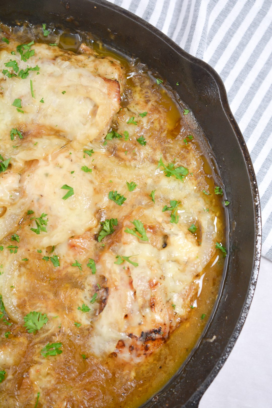 French Onion Skillet Chicken