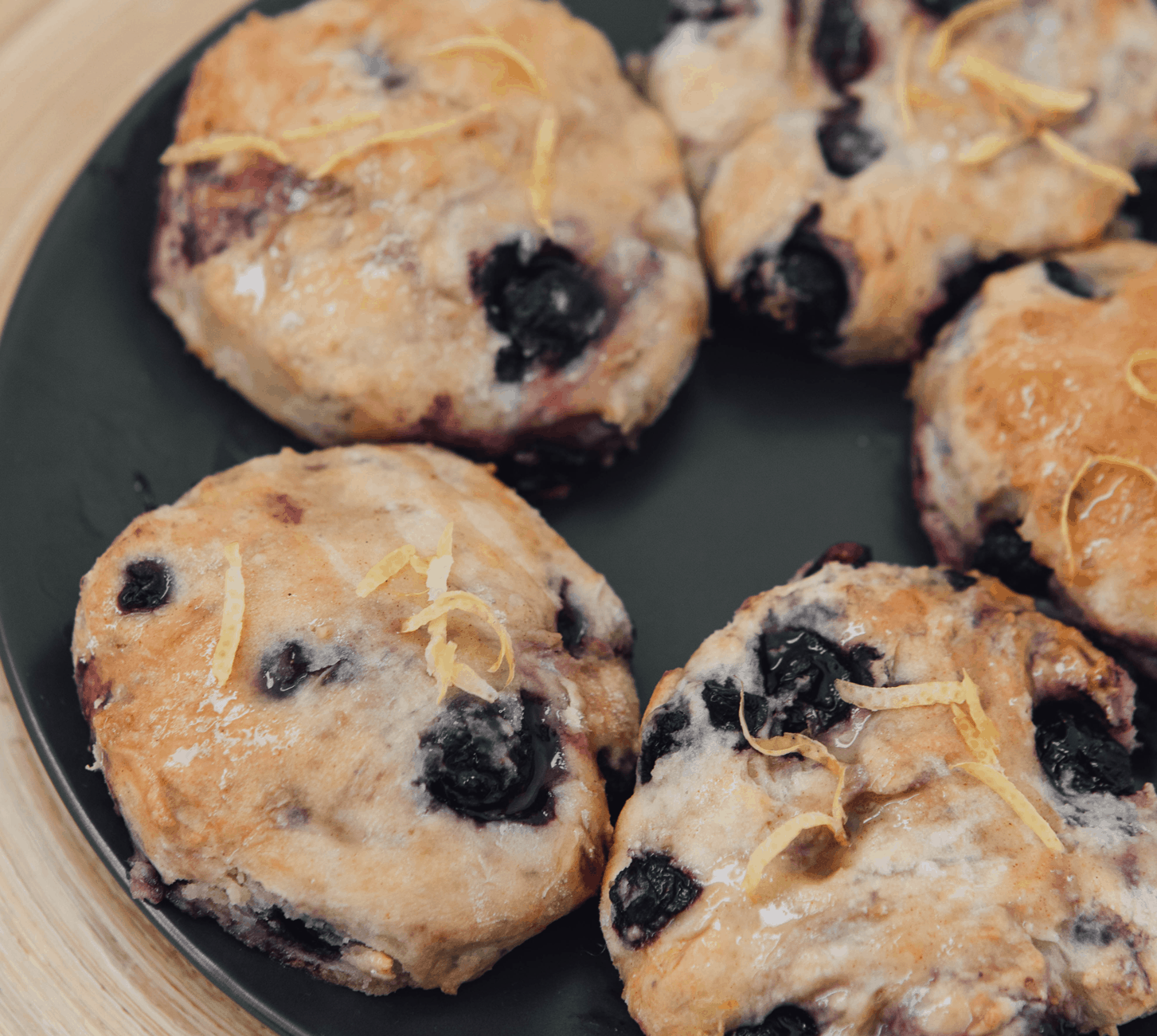 Grandma's Blueberry Glazed Biscuits-image