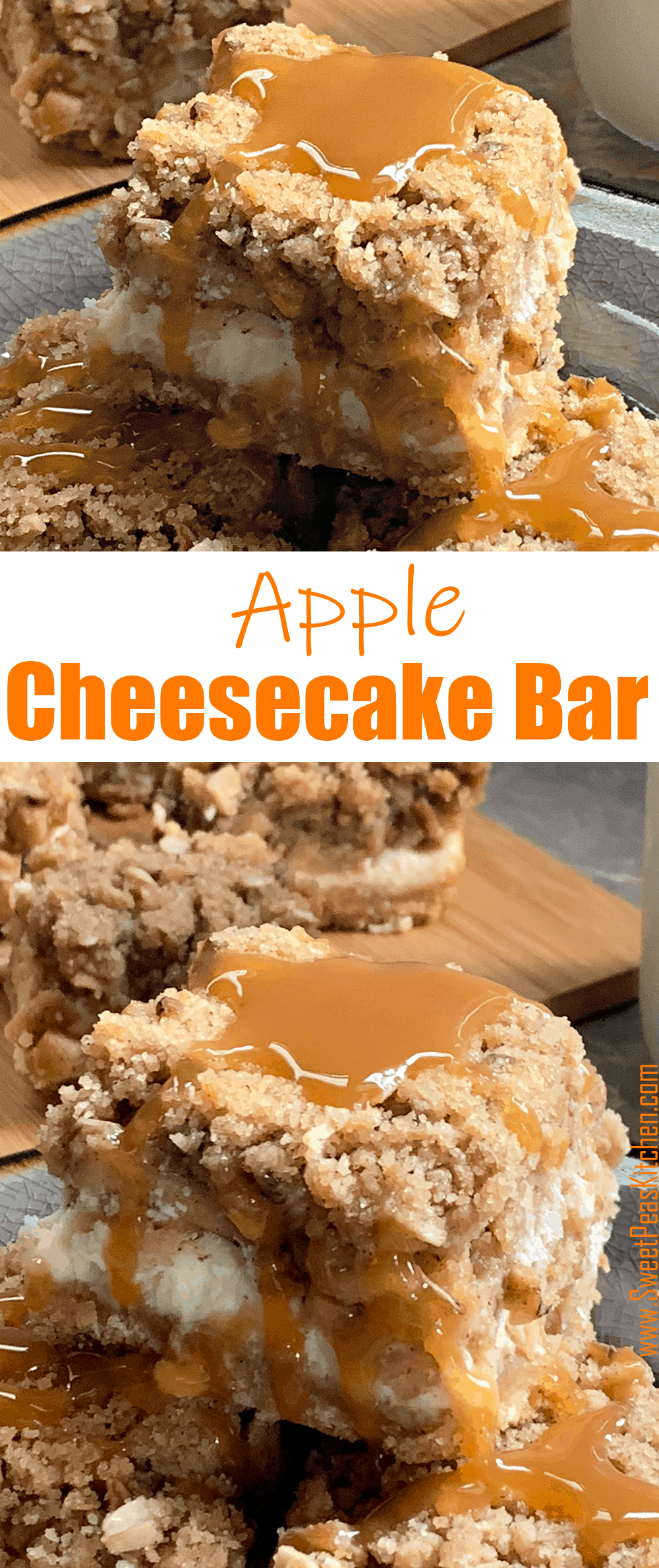 Apple Cheesecake Bar