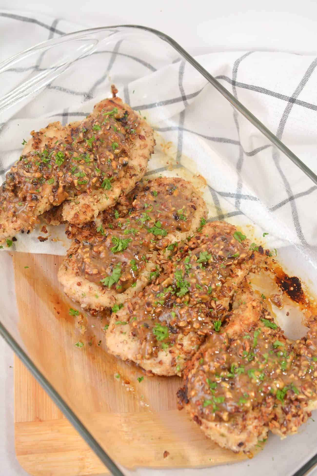 Bourbon Pecan Chicken