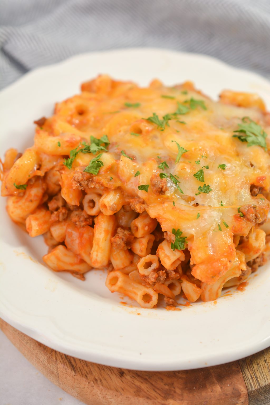 Cheesy Hamburger Casserole - Sweet Pea's Kitchen