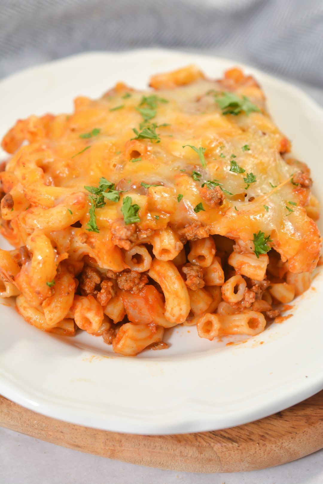 Cheesy Hamburger Casserole - Sweet Pea's Kitchen