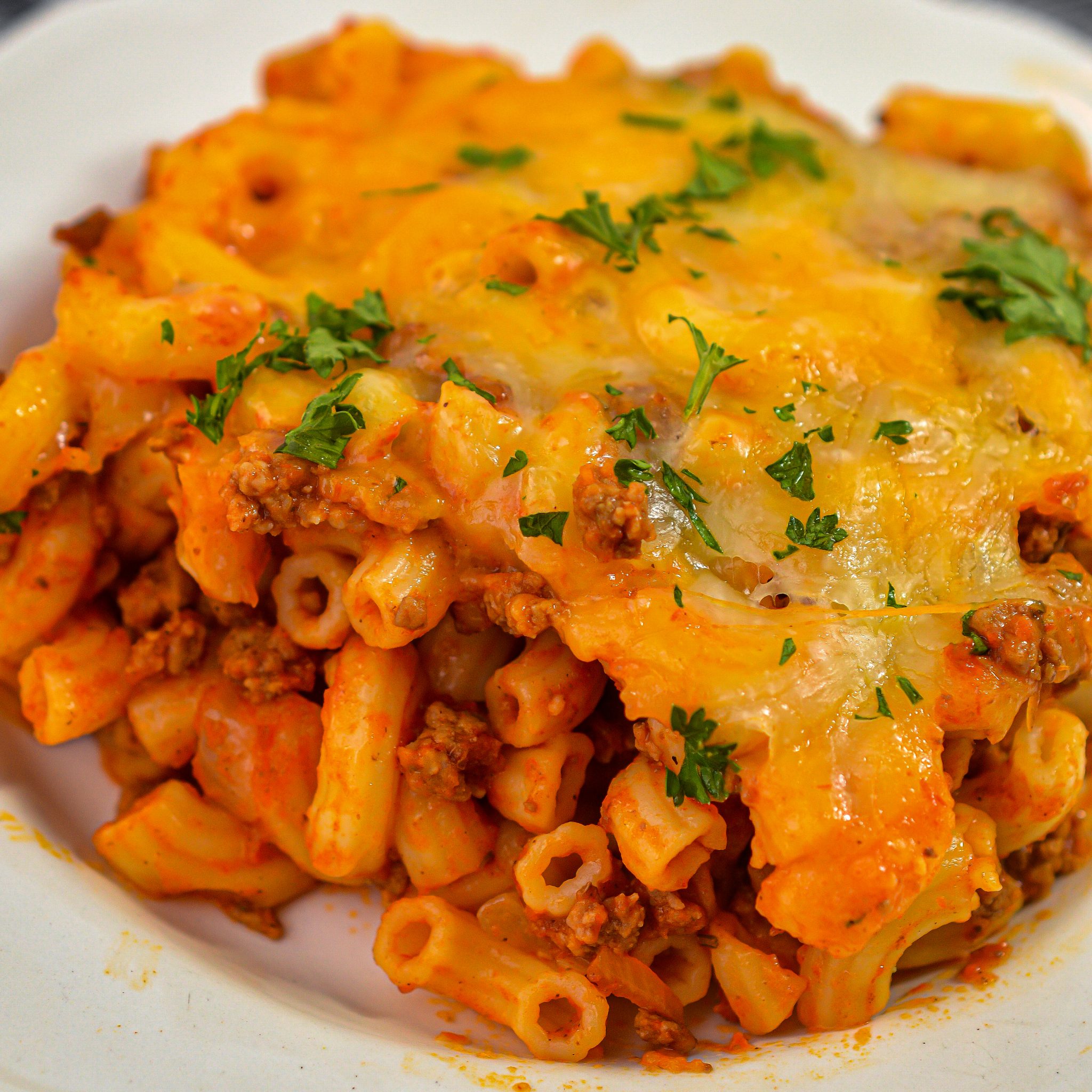 Cheesy Hamburger Casserole - Sweet Pea's Kitchen