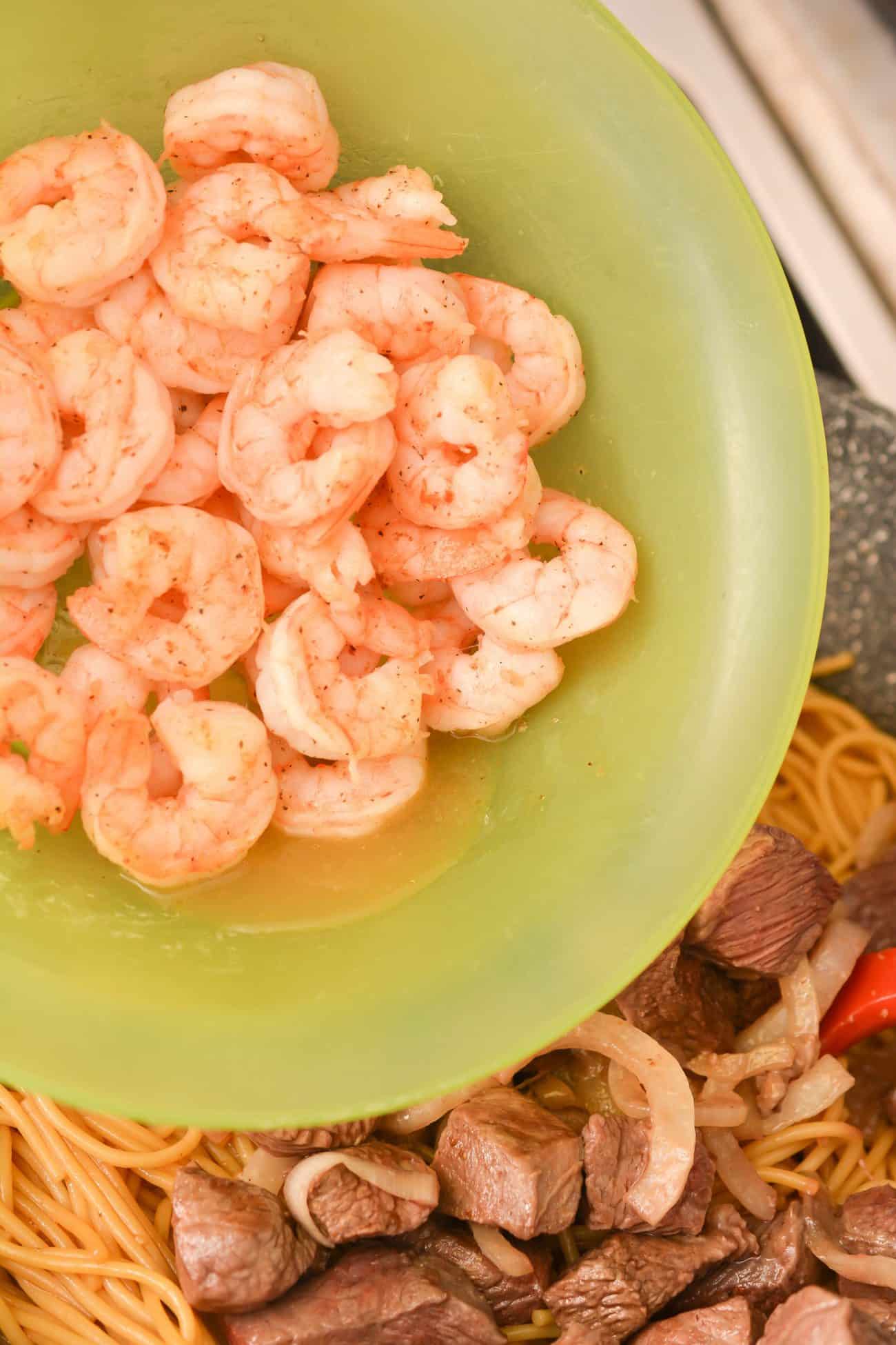 Steak and Shrimp Teriyaki Noodles Sweet Pea's Kitchen