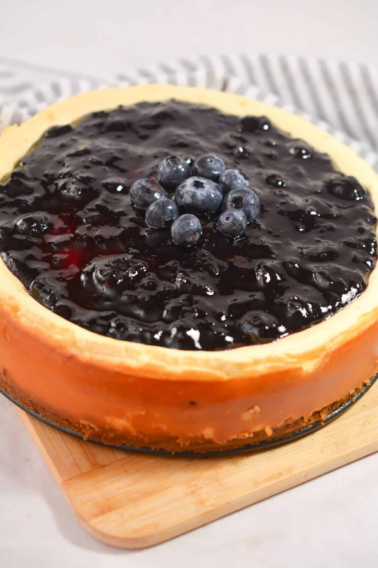 Fresh Blueberry Cheesecake