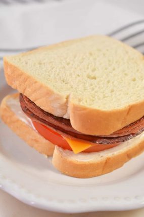 Fried Bologna Sandwiches