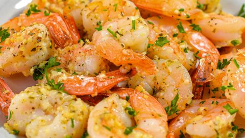 Garlic Parmesan Roasted Shrimp