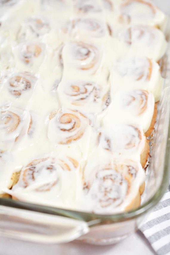 No Yeast Cinnamon Rolls - Sweet Pea's Kitchen