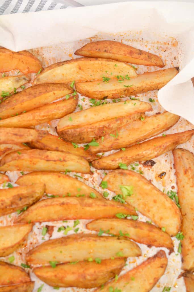 Oven Baked Potato Wedges - Sweet Pea's Kitchen