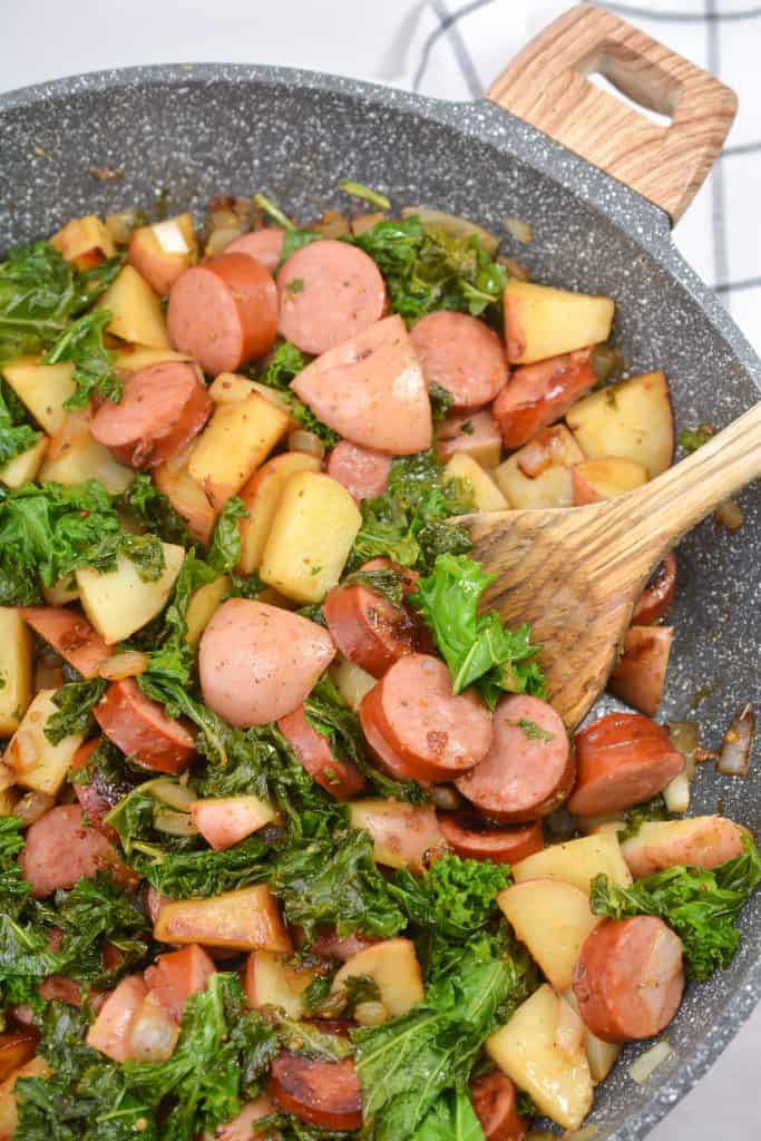 Potato Kielbasa Skillet - Sweet Pea's Kitchen