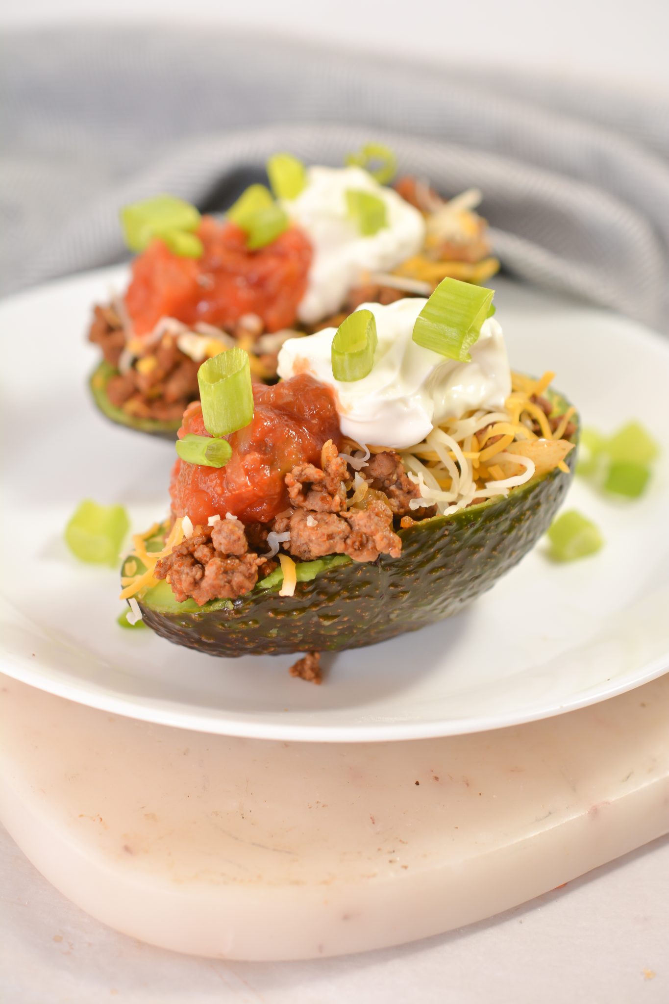 Taco Stuffed Avocados - Sweet Pea's Kitchen