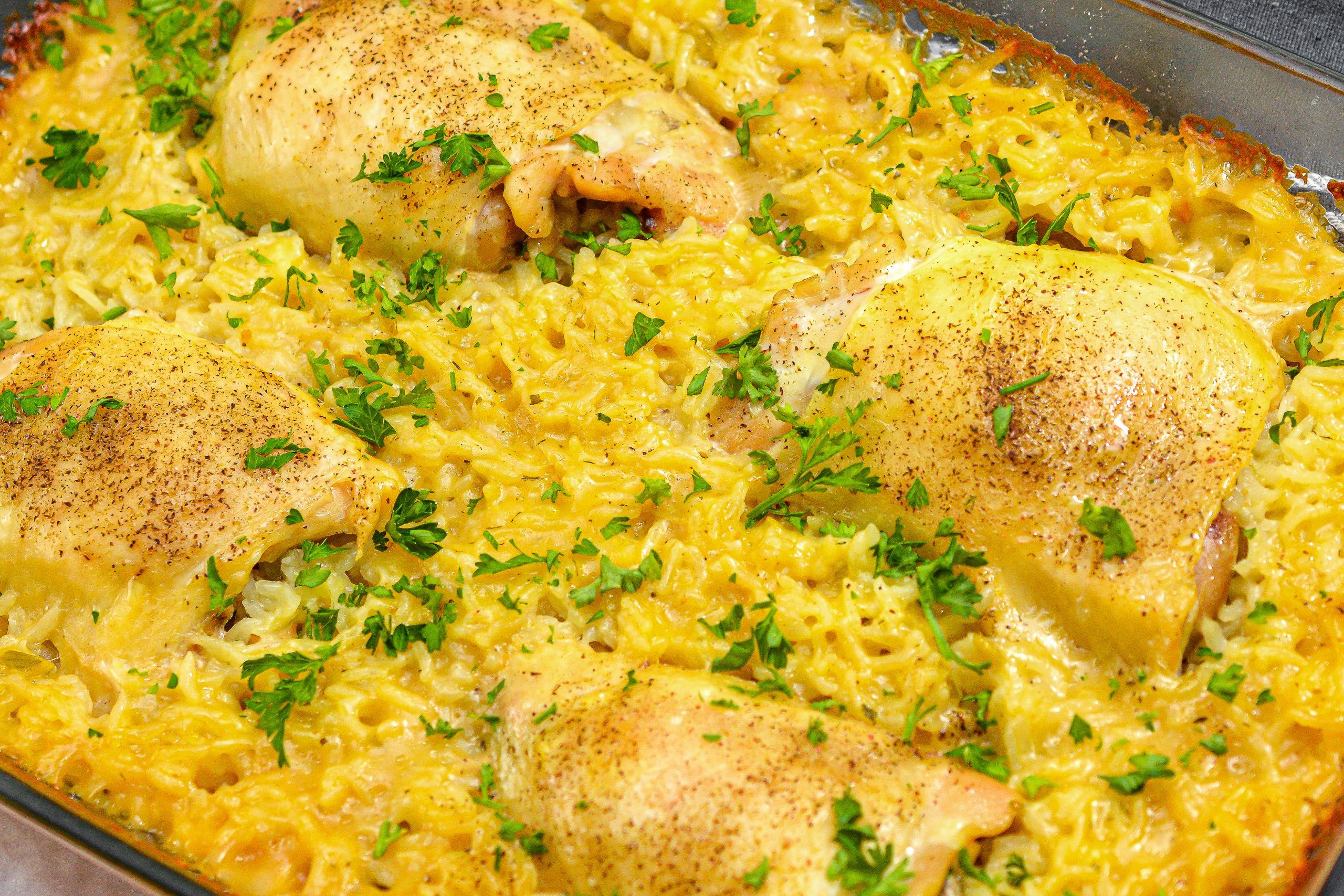 Easy NoPeek Chicken and Rice Casserole Sweet Pea's Kitchen