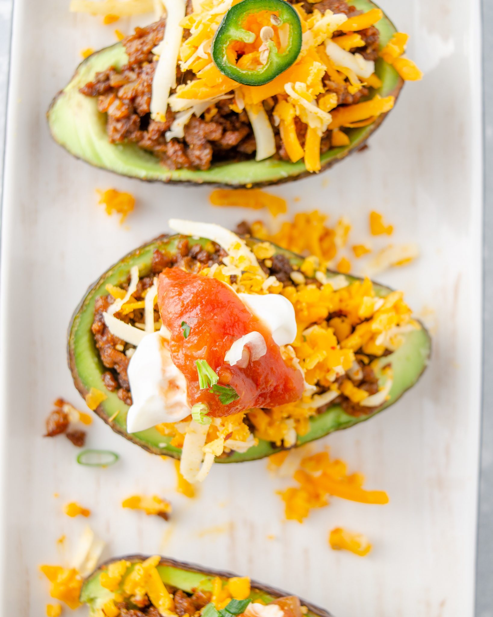 Taco Stuffed Avocados - Sweet Pea's Kitchen