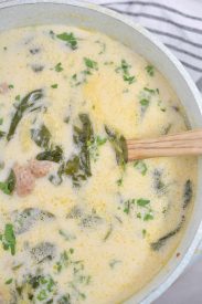 Creamy Italian Sausage and Potato Soup - Sweet Pea's Kitchen