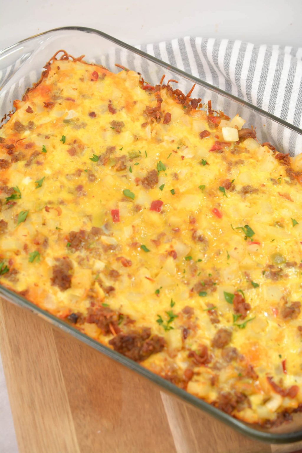 Fully Loaded Baked Egg Casserole - Sweet Pea's Kitchen