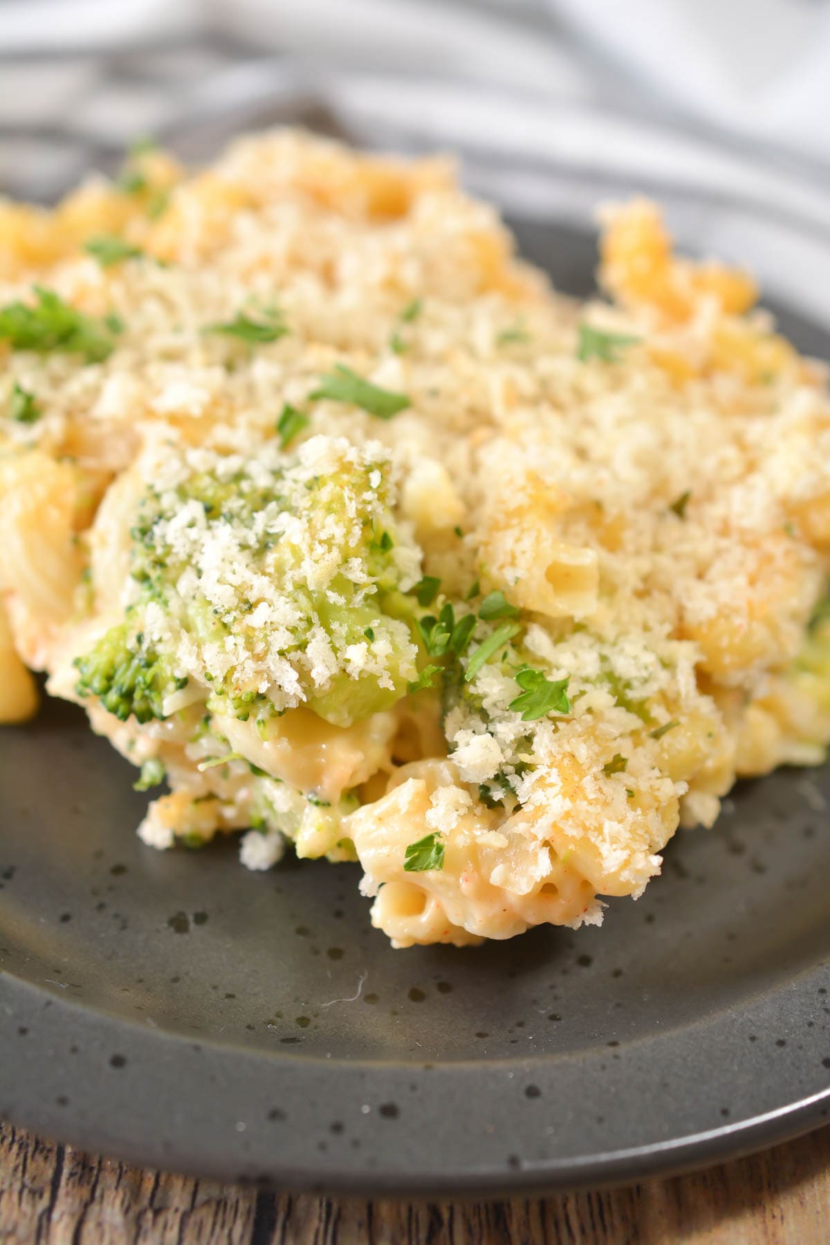 Baked Broccoli Mac and Cheese