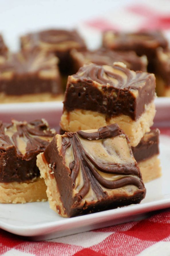 Brownies with Peanut Butter Fudge Frosting Sweet Pea's Kitchen