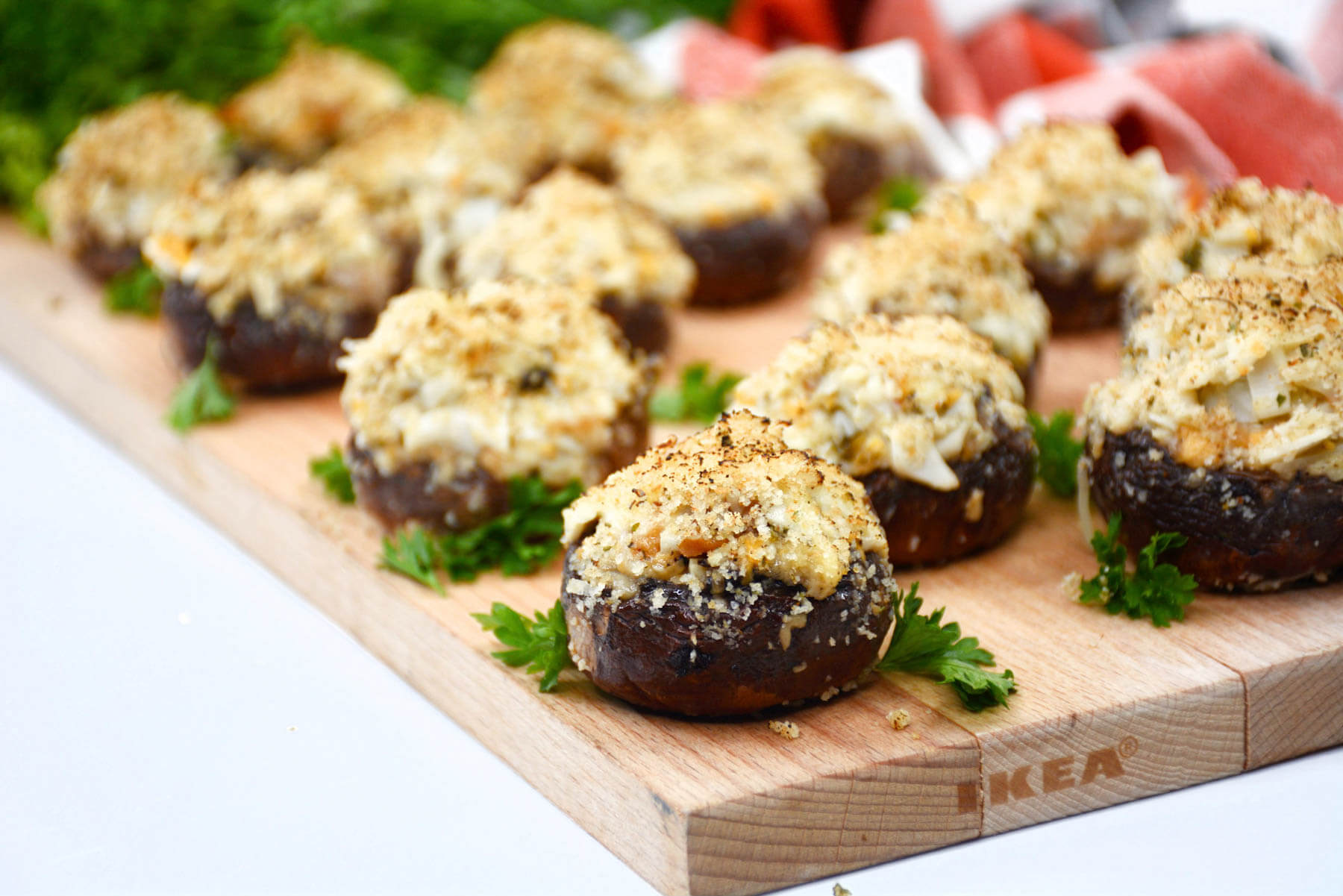Savory Crab Stuffed Mushrooms - Sweet Pea's Kitchen