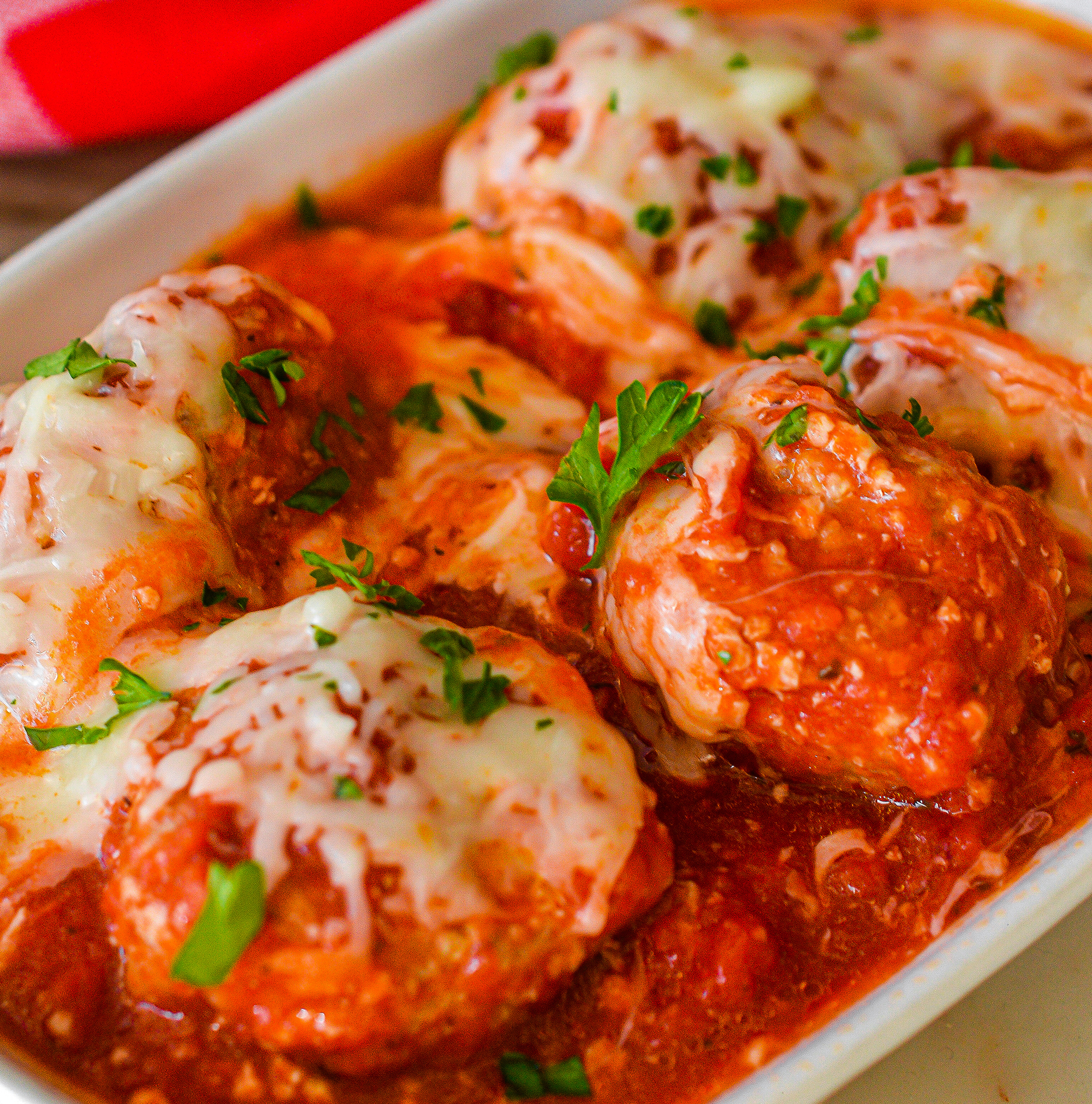Cheesy Turkey Meatball Skillet-image