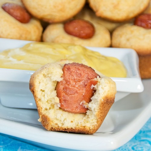 Mini Corn Dog Muffins