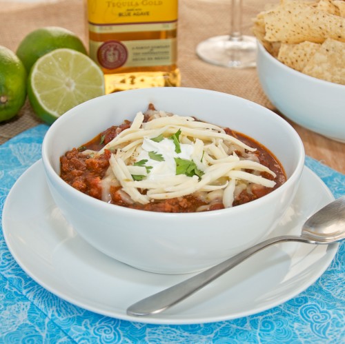 Slow Cooker Tequila Lime Chili