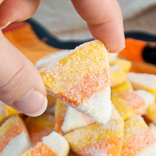 Sparkling Candy Corn Cookies