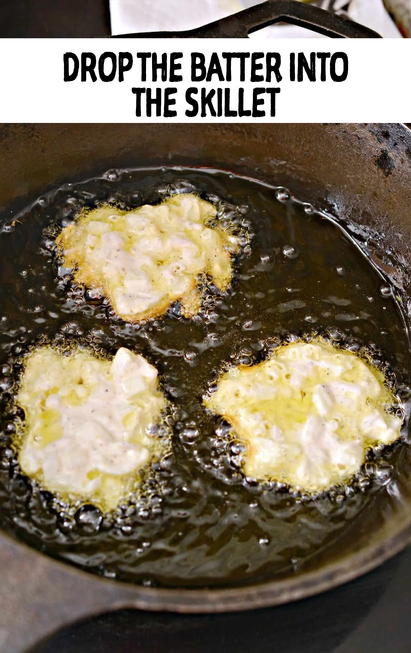 frying amish onion fritters