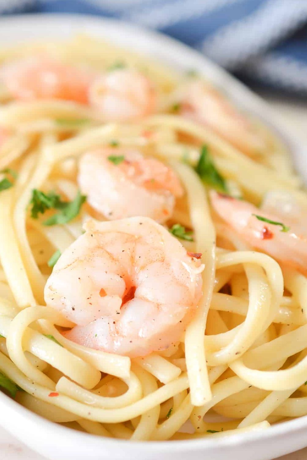 Baked Shrimp Linguini